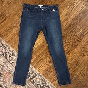 HM Skinny Blue Jeans Size 14